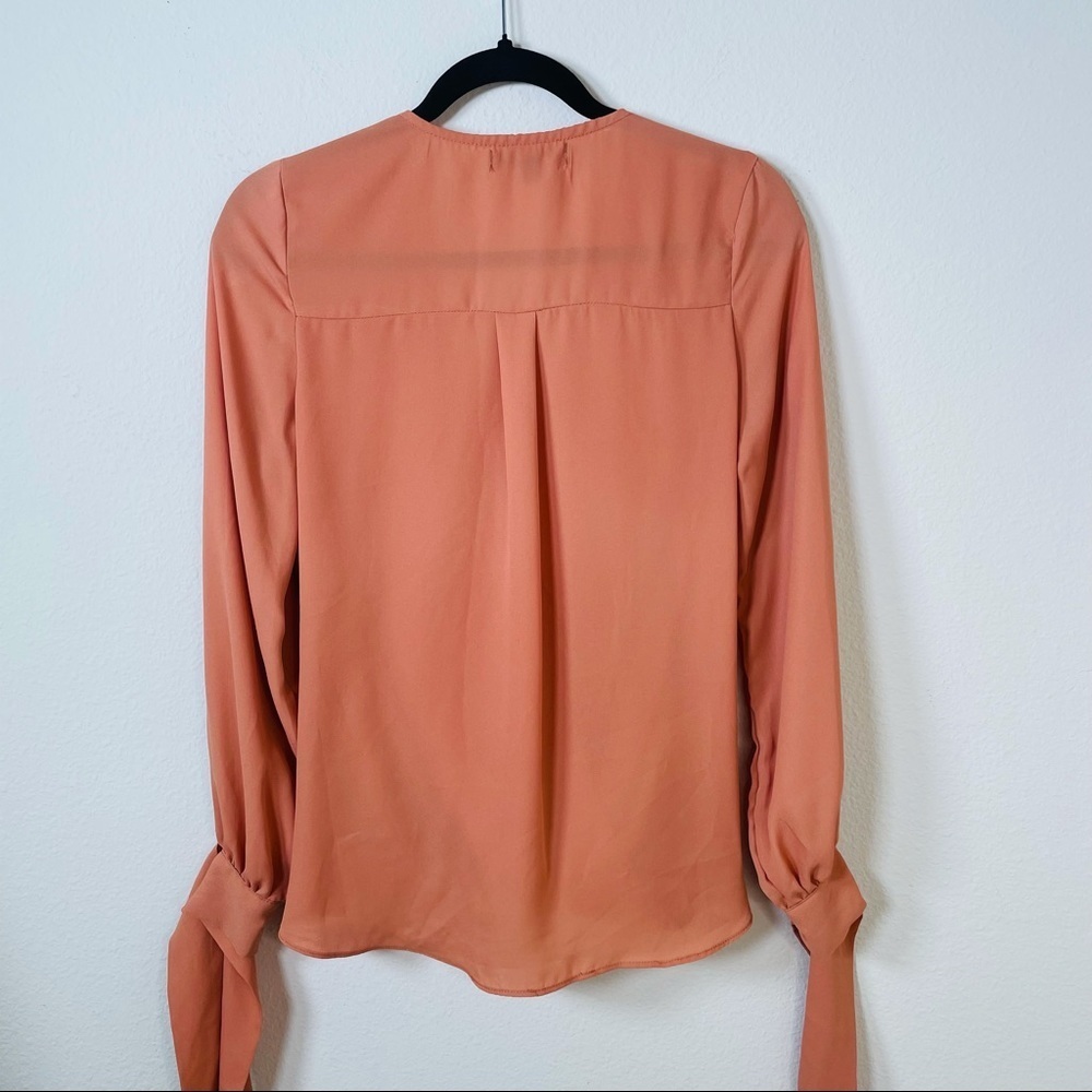 Petal Roz Wrap Style Blouse Sz Small - Picture 6 of 10
